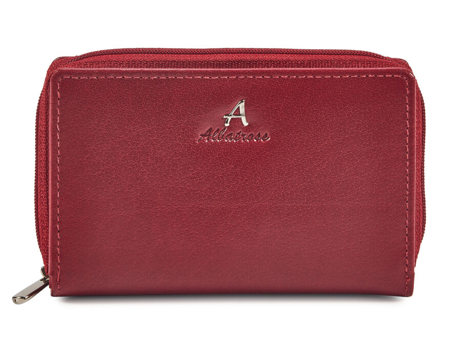 Portfel skórzany damski Albatross AL LW11 RED