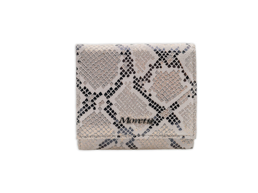 Portfel skórzany damski Moretti 78858-508 beige