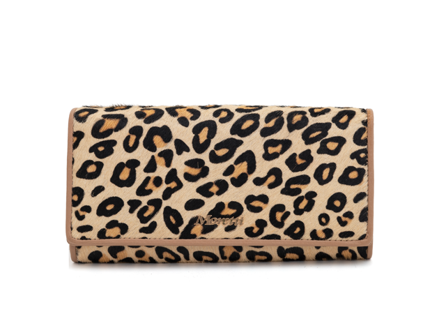 Portfel damski skórzany Moretti Leopard Brąz (72062-2588)